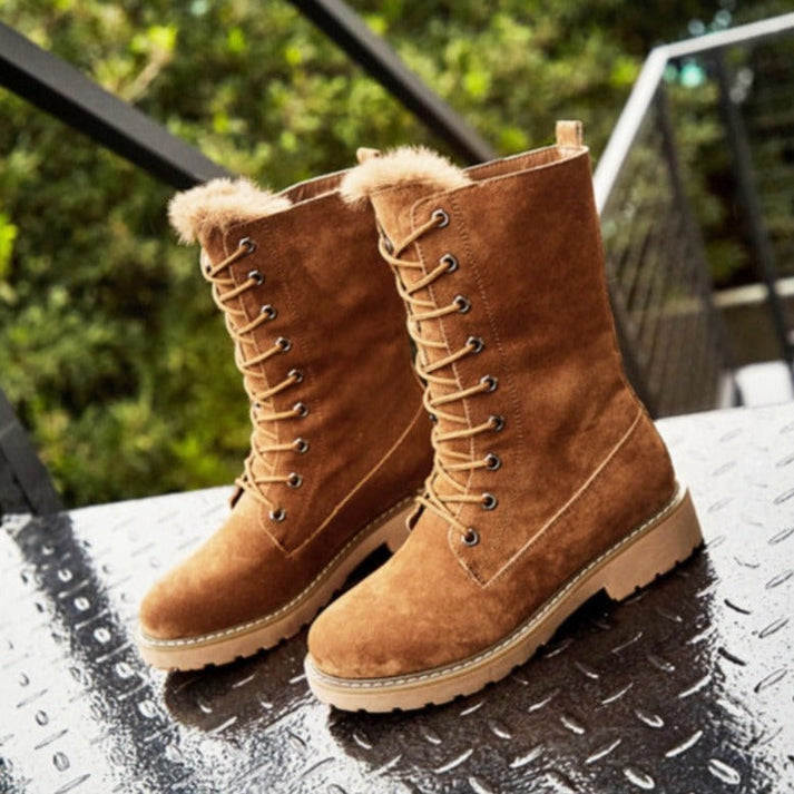 Luxury Suede Ankle Boots for Women - OutfitLondon