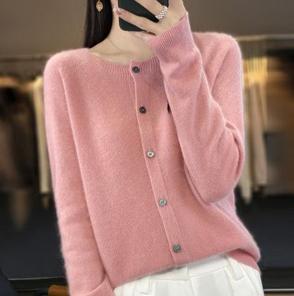 Women's Cozy Open Front Knit Cardigan
