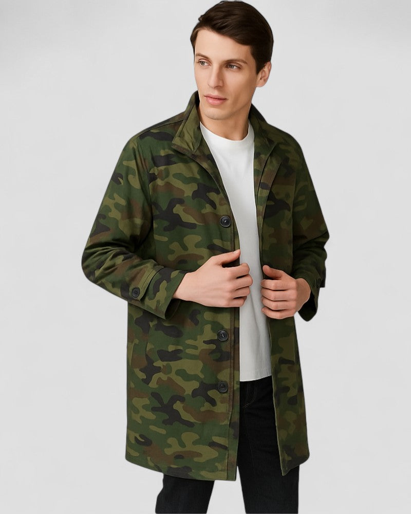 Simple Classic Double Breasted Coat