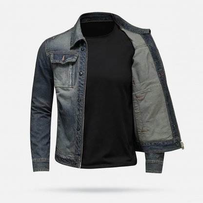Classic Blue Vintage Denim Jacket