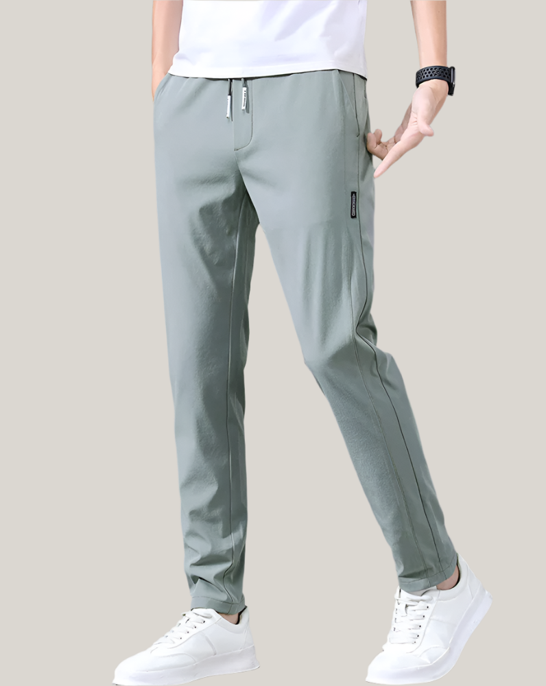 Men's Comfort Fit Elastic Waist Pants
