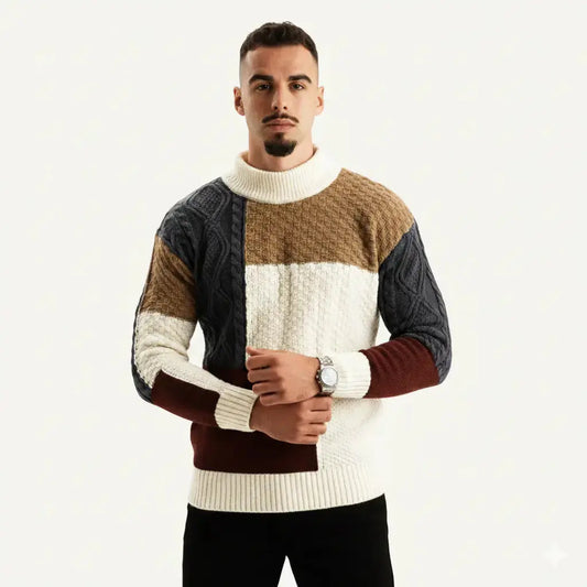 Men's Cotton Crewneck Sweater - OutfitLondon