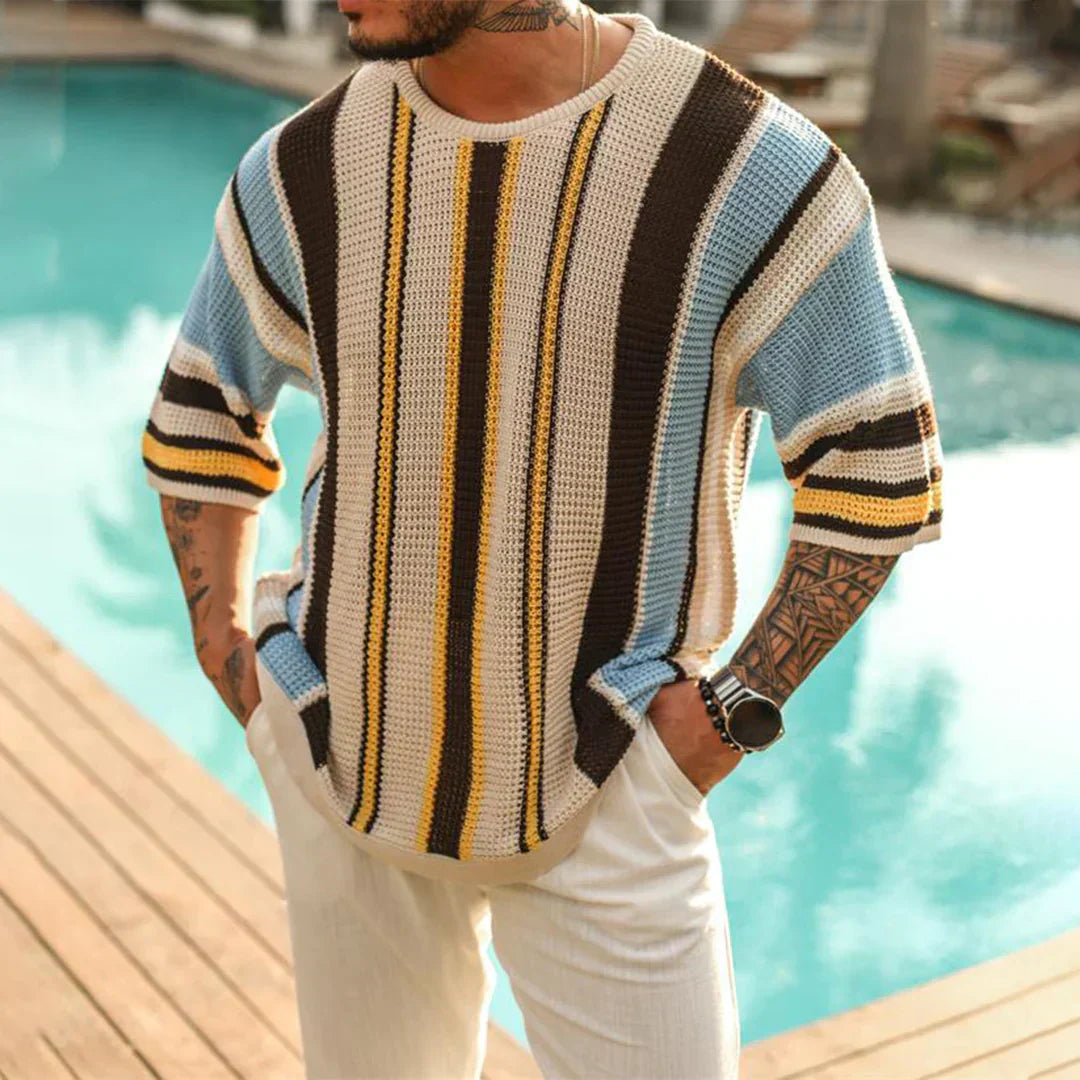 Trendy Casual Knit Shirt - OutfitLondon