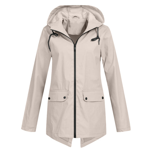 Women's Rainproof Hooded Winter Jacket - OutfitLondon