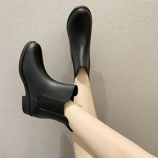 Warm Waterproof Women's Rain Boots for Comfortable Wear - OutfitLondon