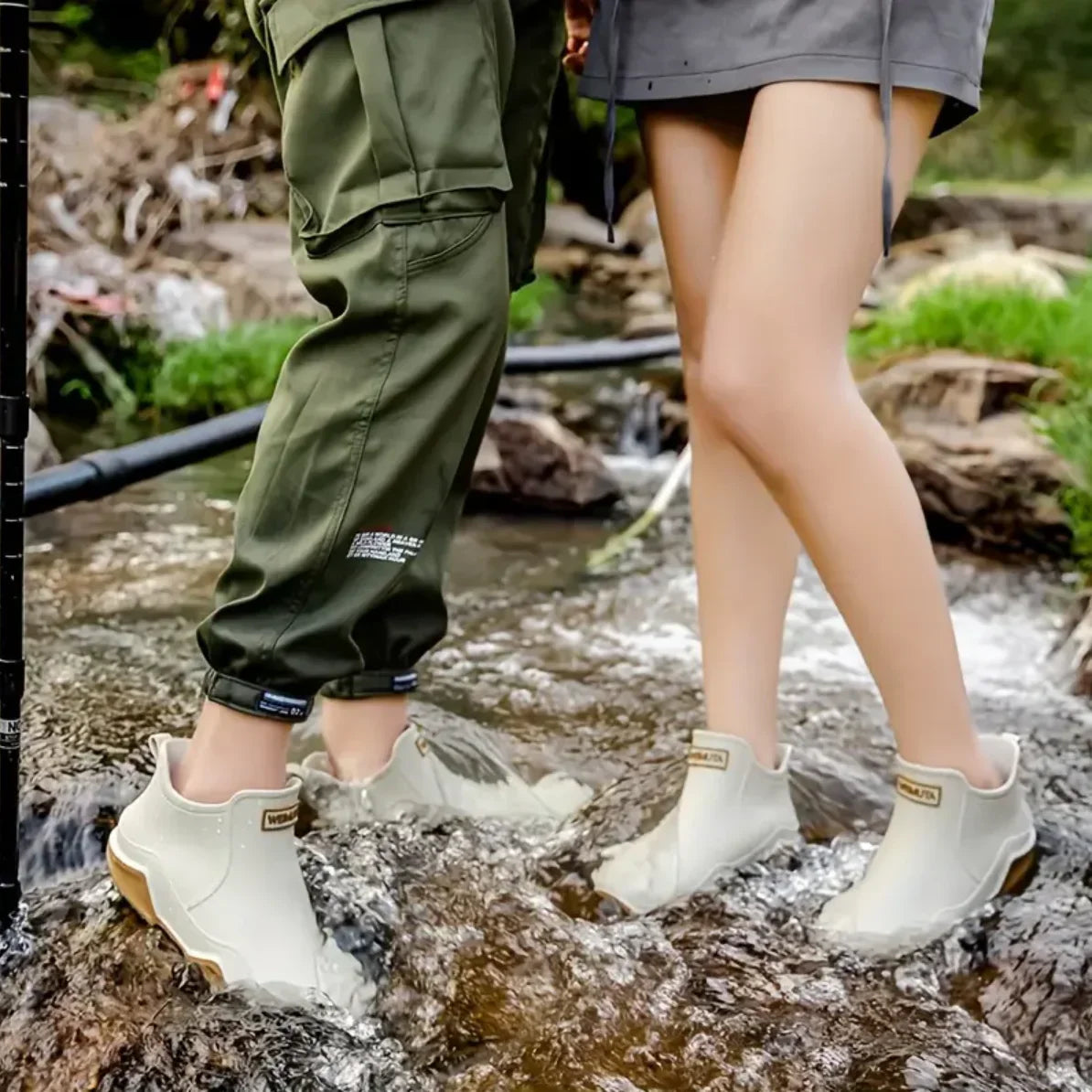 Waterproof Outdoor Insulated Rain Boots for Men
