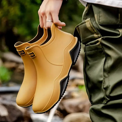 Waterproof Outdoor Insulated Rain Boots for Men