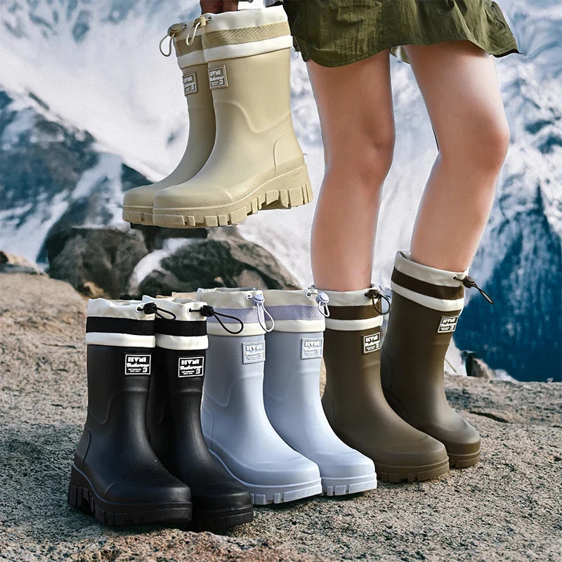 Waterproof Insulated Rain Boots for Men Women Kids - OutfitLondon