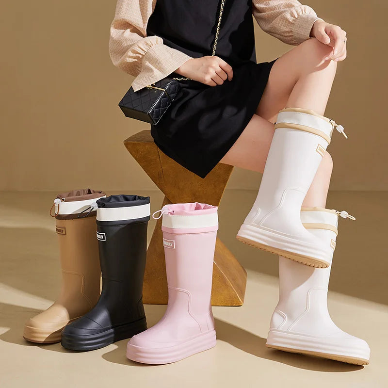 Waterproof Insulated Rain Boots for Ladies