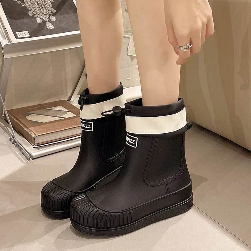 Waterproof Insulated Rain Boots for Women Outdoor