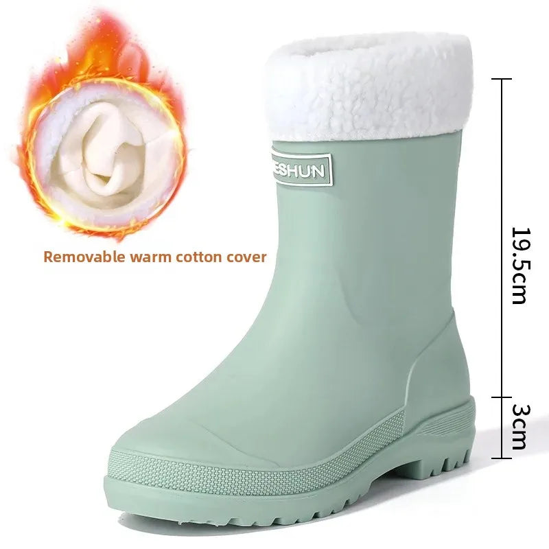Waterproof Insulated Rain Boots for Women