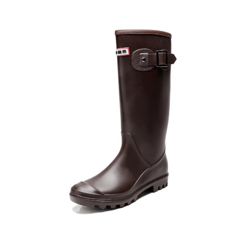 Warm Waterproof Insulated Rain Boots for Women