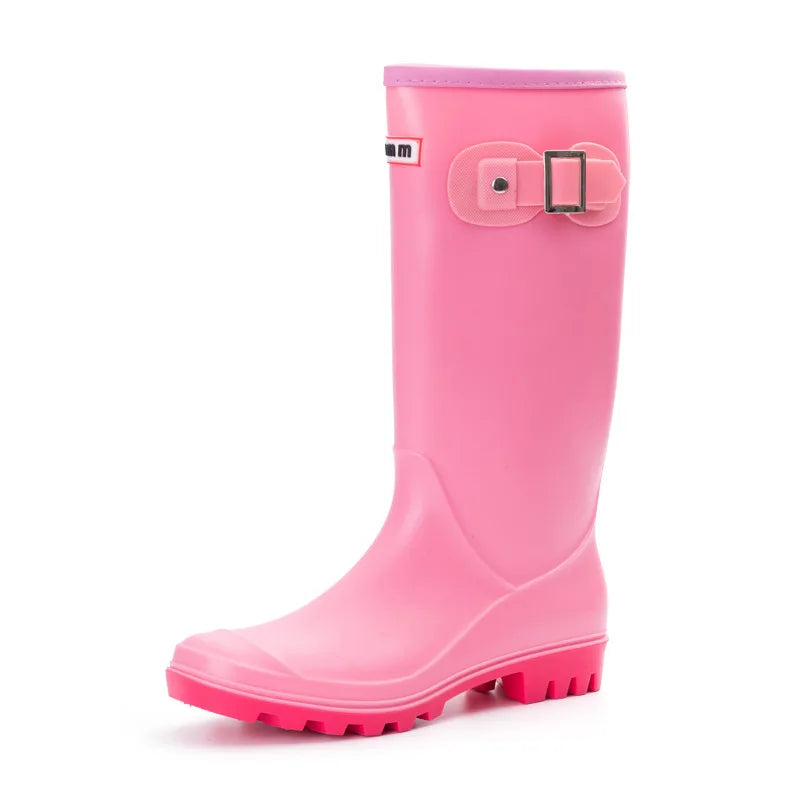 Warm Waterproof Insulated Rain Boots for Women