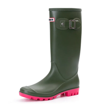 Warm Waterproof Insulated Rain Boots for Women