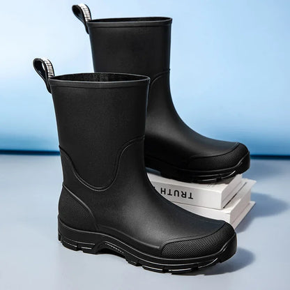 Waterproof Comfortable Mid Calf Rain Boots