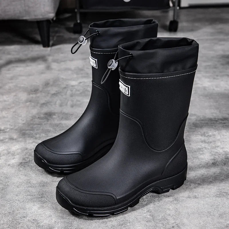Waterproof Comfortable Mid Calf Rain Boots