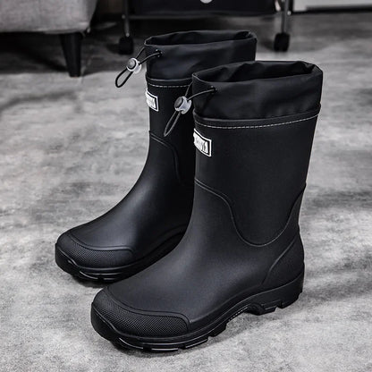 Waterproof Comfortable Mid Calf Rain Boots