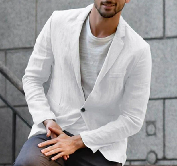 Summer Chic Lightweight Blazer Jacket