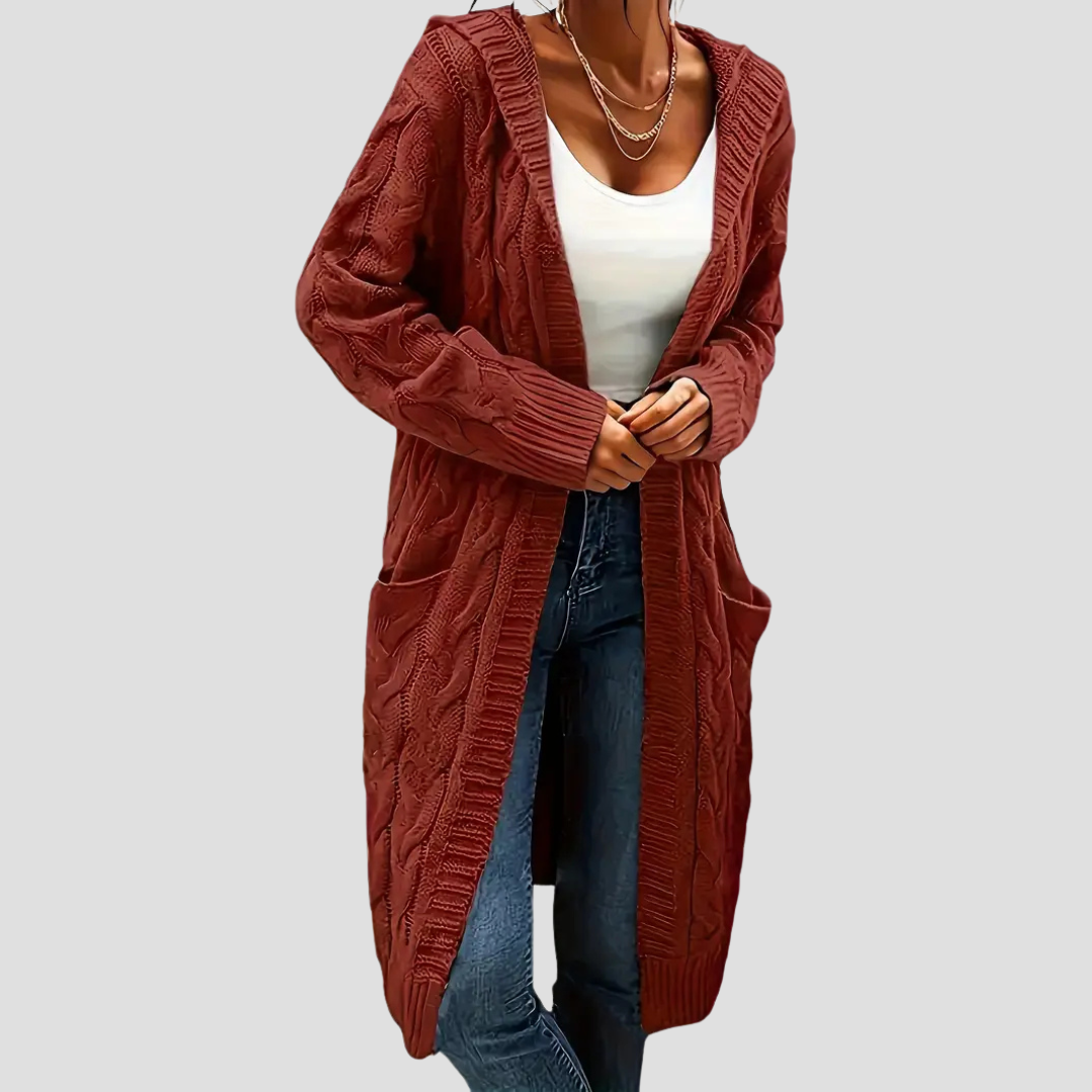 Cozy Women's Knitted Open Cardigan