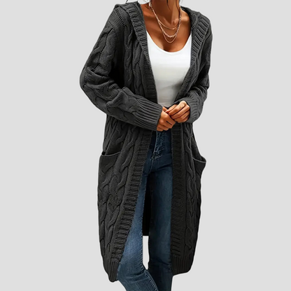 Cozy Women's Knitted Open Cardigan