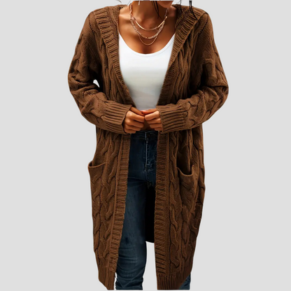 Cozy Women's Knitted Open Cardigan