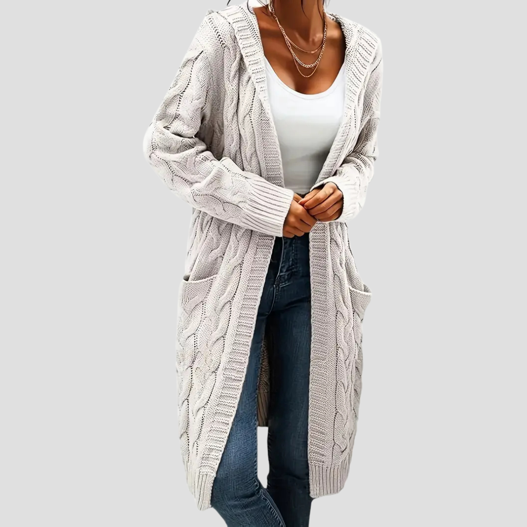 Cozy Women's Knitted Open Cardigan