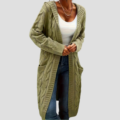 Cozy Women's Knitted Open Cardigan