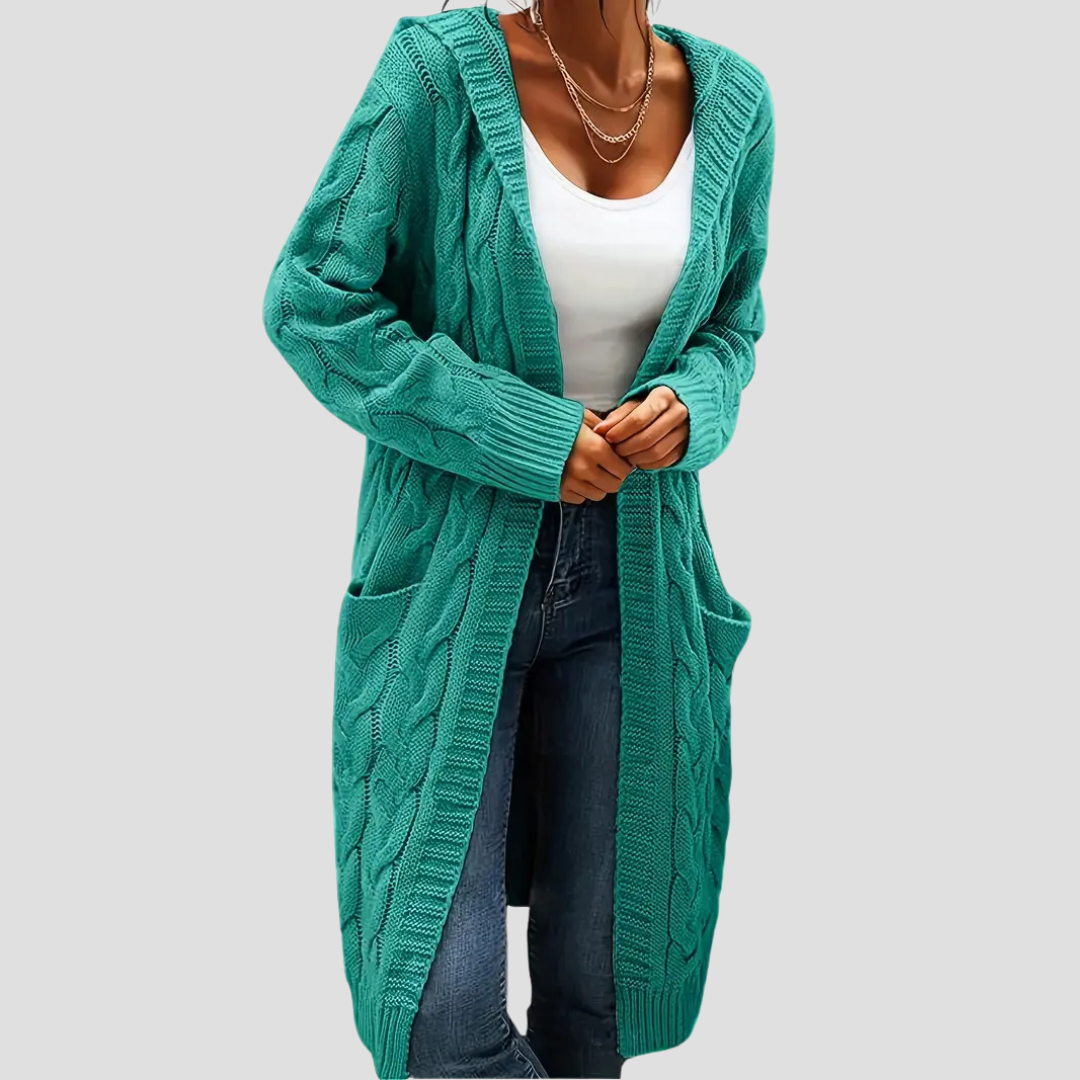 Cozy Women's Knitted Open Cardigan