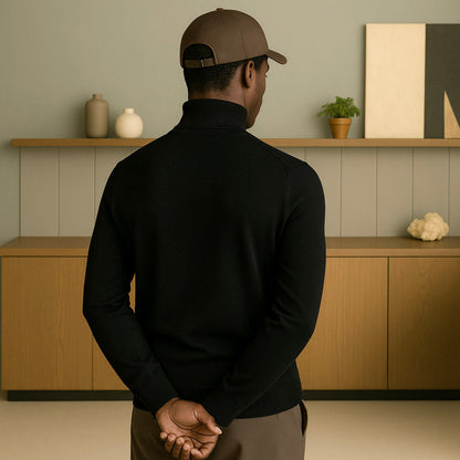 Men's Cashmere Turtleneck Sweater