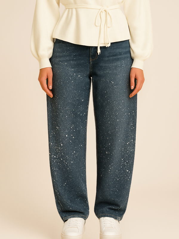Timeless Black High Waisted Ladies Jeans - OutfitLondon
