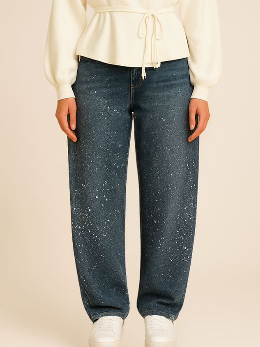 Timeless Black High Waisted Ladies Jeans - OutfitLondon