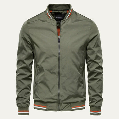 Men's Classic Skinny Fit Bomber Coat