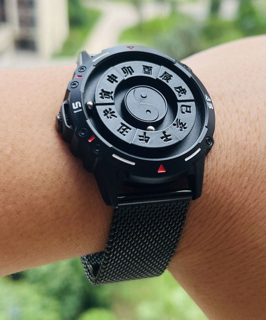 Women's Eight Diagram Watch Black 22cm - OutfitLondon