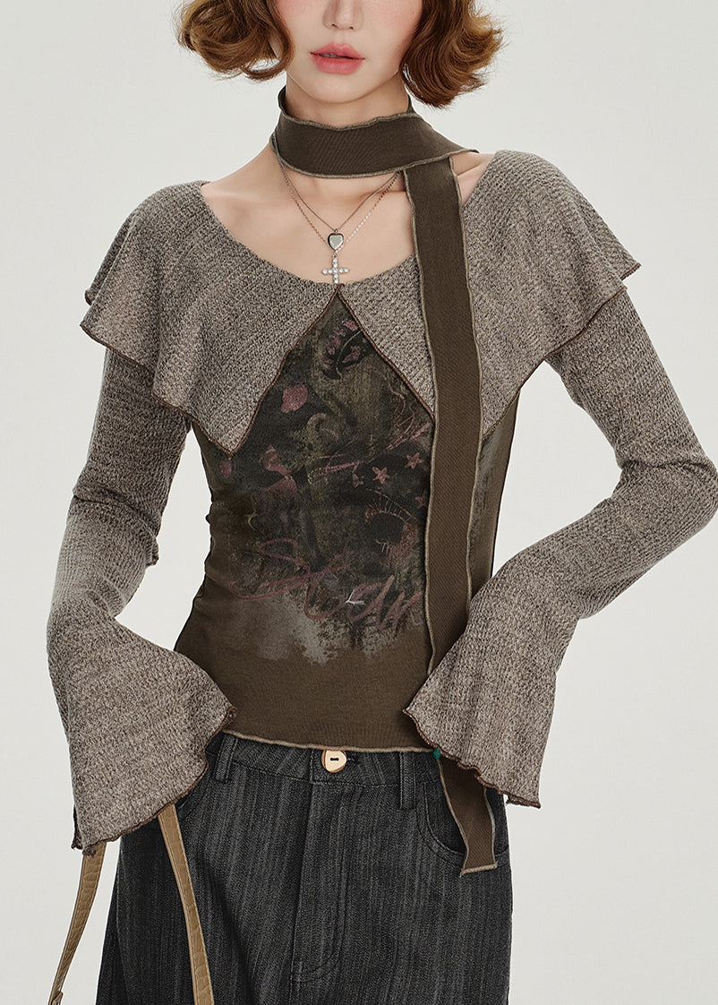 Women's Cotton Shirt Patchwork Loose Fit Breathable - OutfitLondon