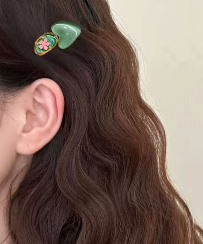 Women's Floral Hair Pins Alloy Pearl Set - OutfitLondon
