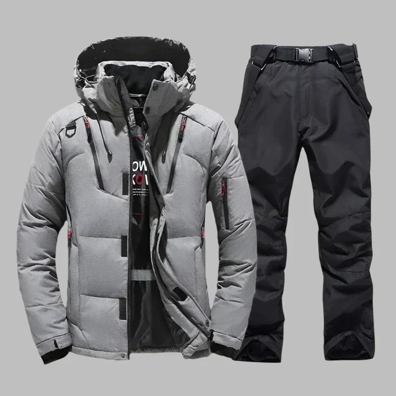 Warm Waterproof Men's Snow Ski Jacket Suit