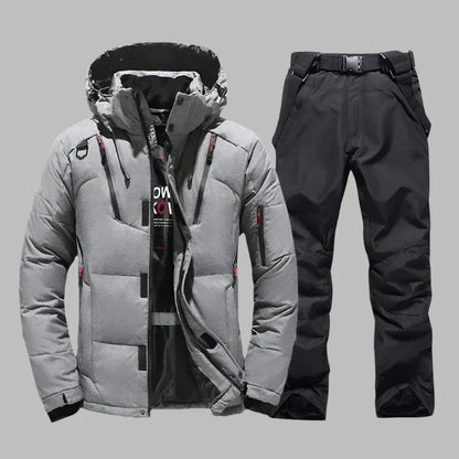 Warm Waterproof Men's Snow Ski Jacket Suit