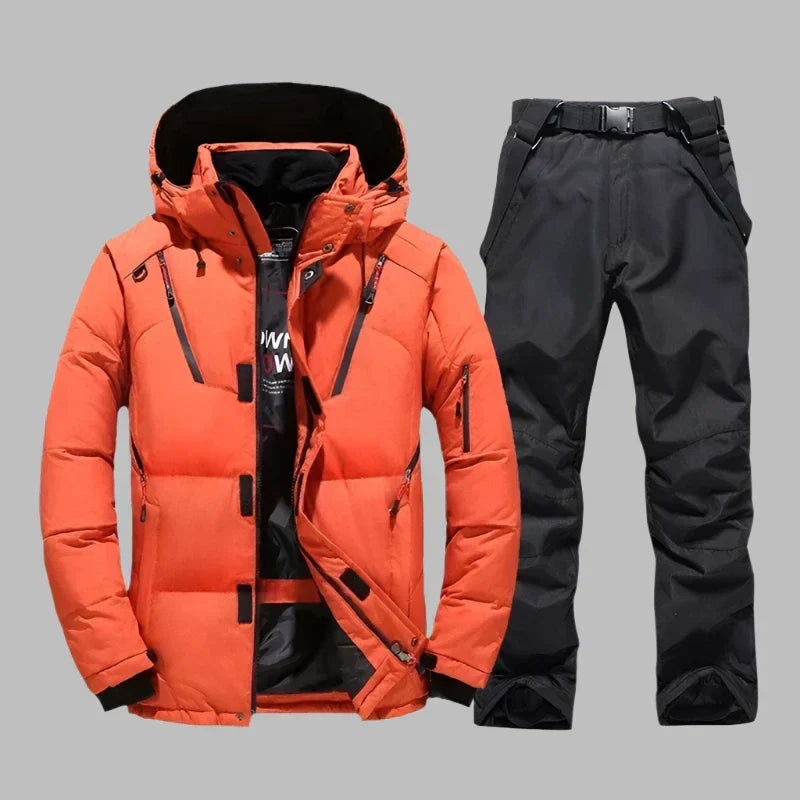 Warm Waterproof Men's Snow Ski Jacket Suit