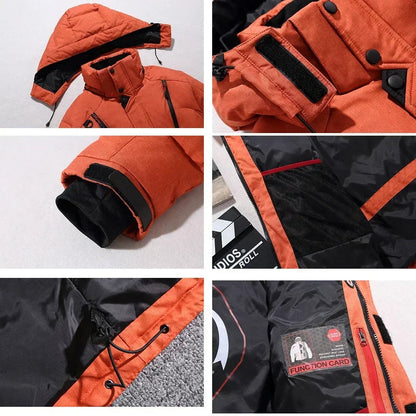 Warm Waterproof Men's Snow Ski Jacket Suit