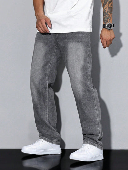 Men's Baggy Jeans Ash Denim Blue