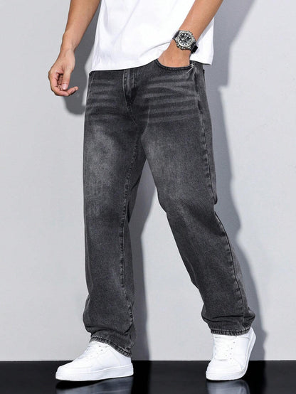 Men's Baggy Jeans Ash Denim Blue