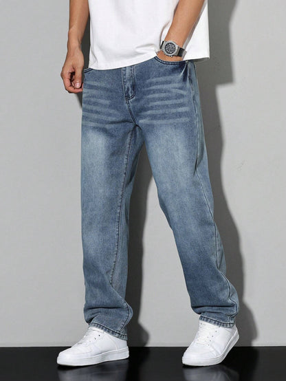 Men's Baggy Jeans Ash Denim Blue