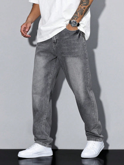 Men's Baggy Jeans Ash Denim Blue