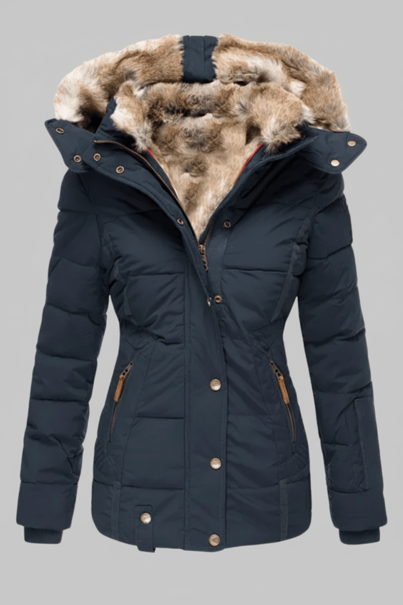 Premium Faux Fur Winter Puffer Coat