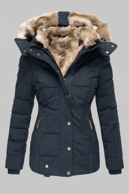 Premium Faux Fur Winter Puffer Coat