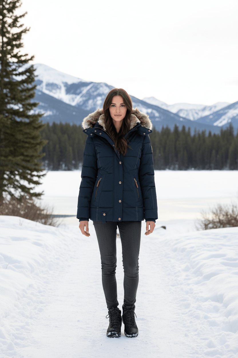 Premium Faux Fur Winter Puffer Coat