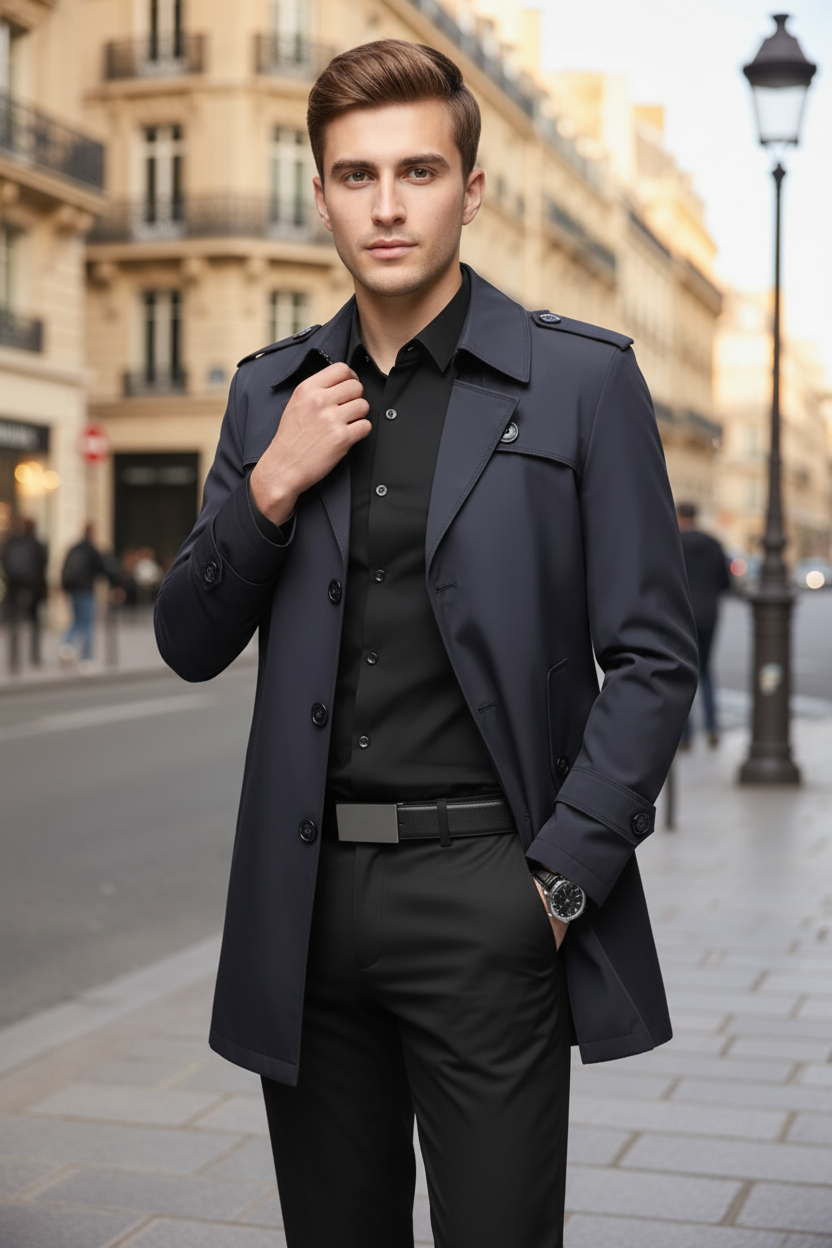Men's Traditional Waterproof Short Coat