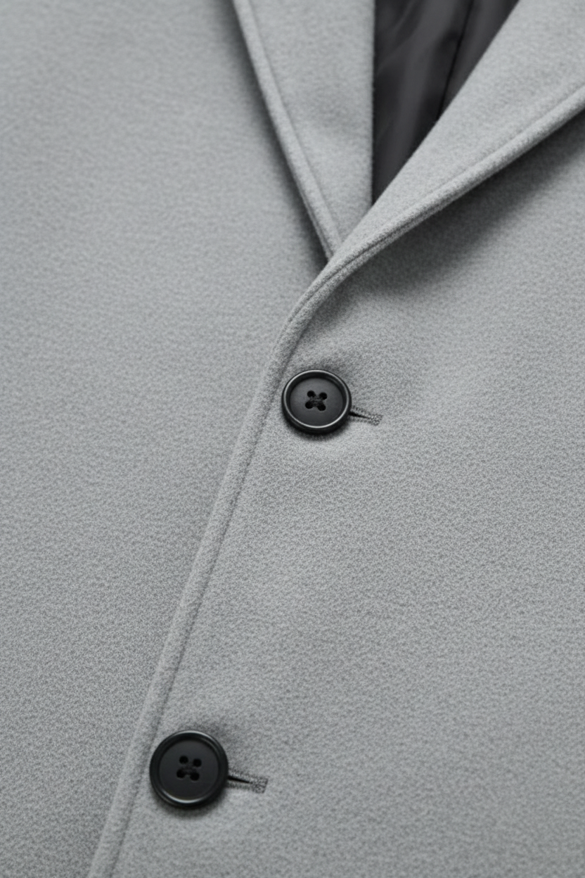 Men's Warm Waterproof Long Trench Coat