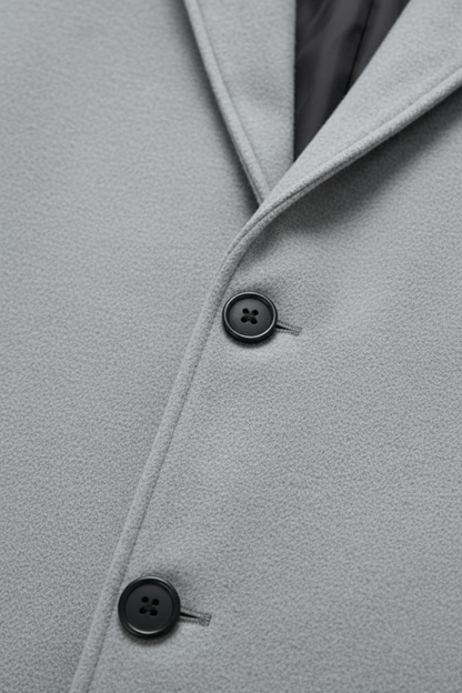 Men's Warm Waterproof Long Trench Coat