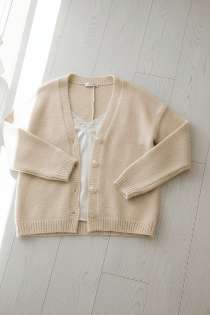 Women's Cozy Chunky Knit Button Sweater